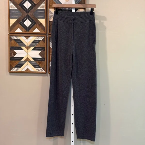 NakedCashmere Remington Cashmere Trousers in Charcoal Grey size Small